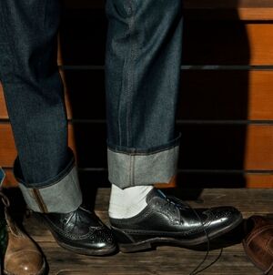 BED STU Men's Leather Brogue Wingtip Oxfords - Corsico II